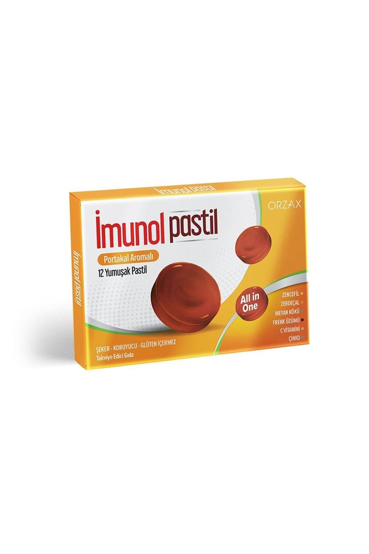 İmunol Pastil Portakal 12li