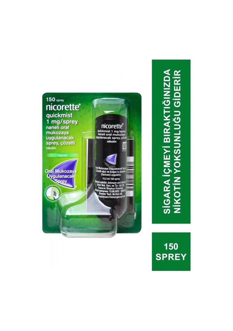 JOHNSON&JOHNSONJohnson&Johnson Nicorette Sprey Naneli 1 Mg Uzun Süren Etki8683873452439
