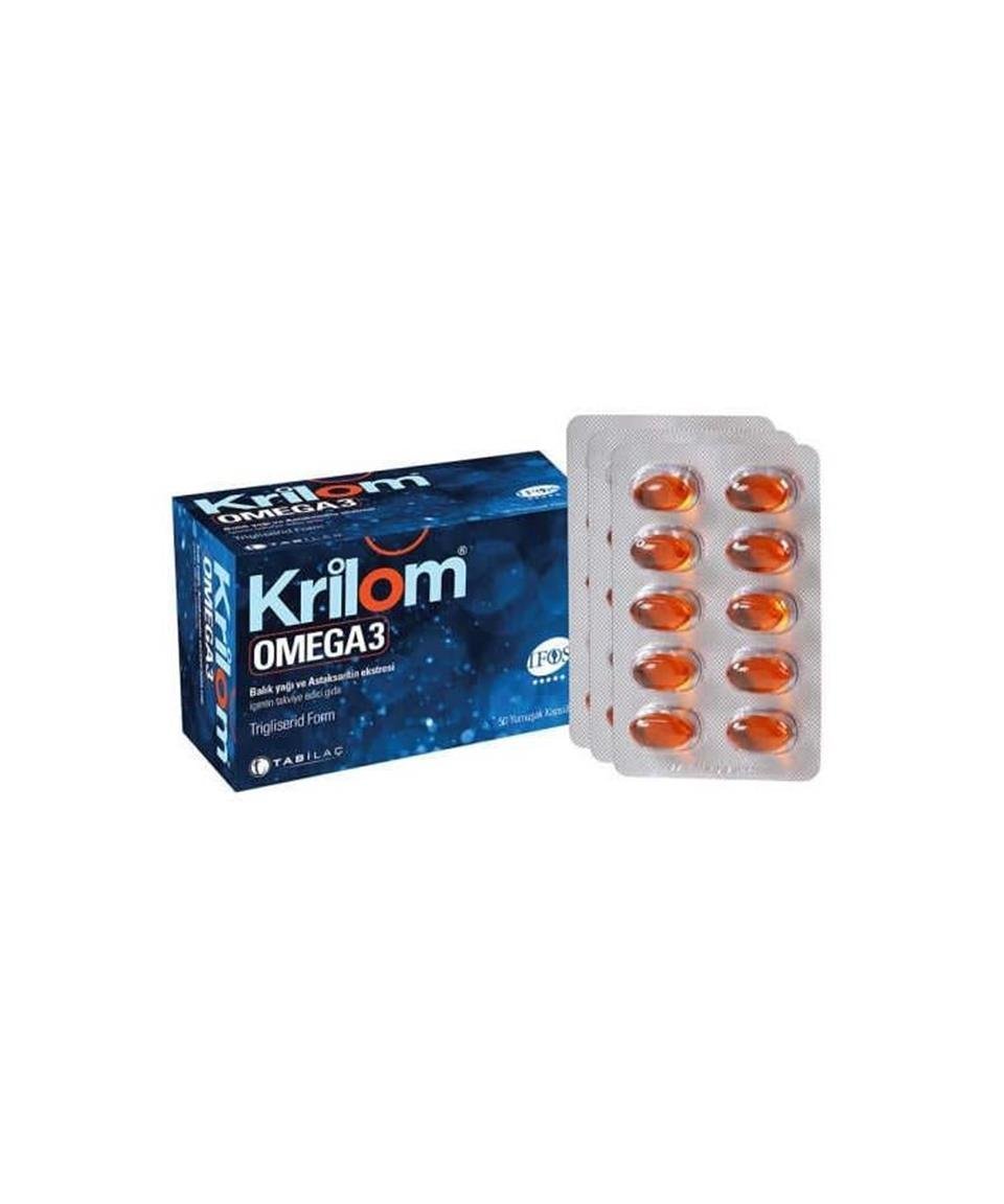 Krilom Omega 3 50 Yumuşak Kapsül