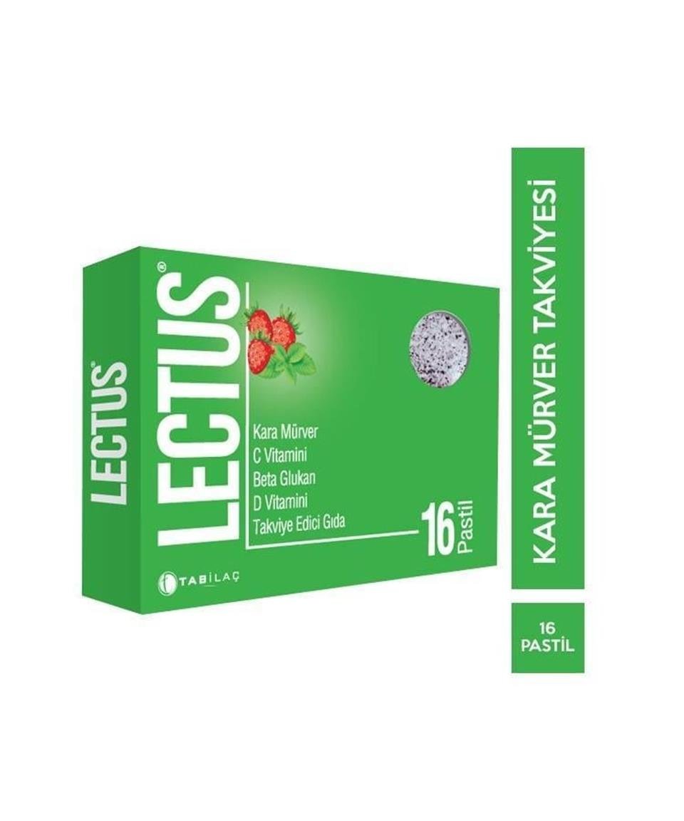 Lectus Kara Mürver Pastil 16 Lı
