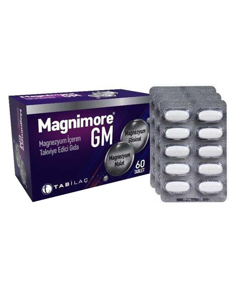 Magnimore Gm Magnezyum içeren Takviye Edici Gıda