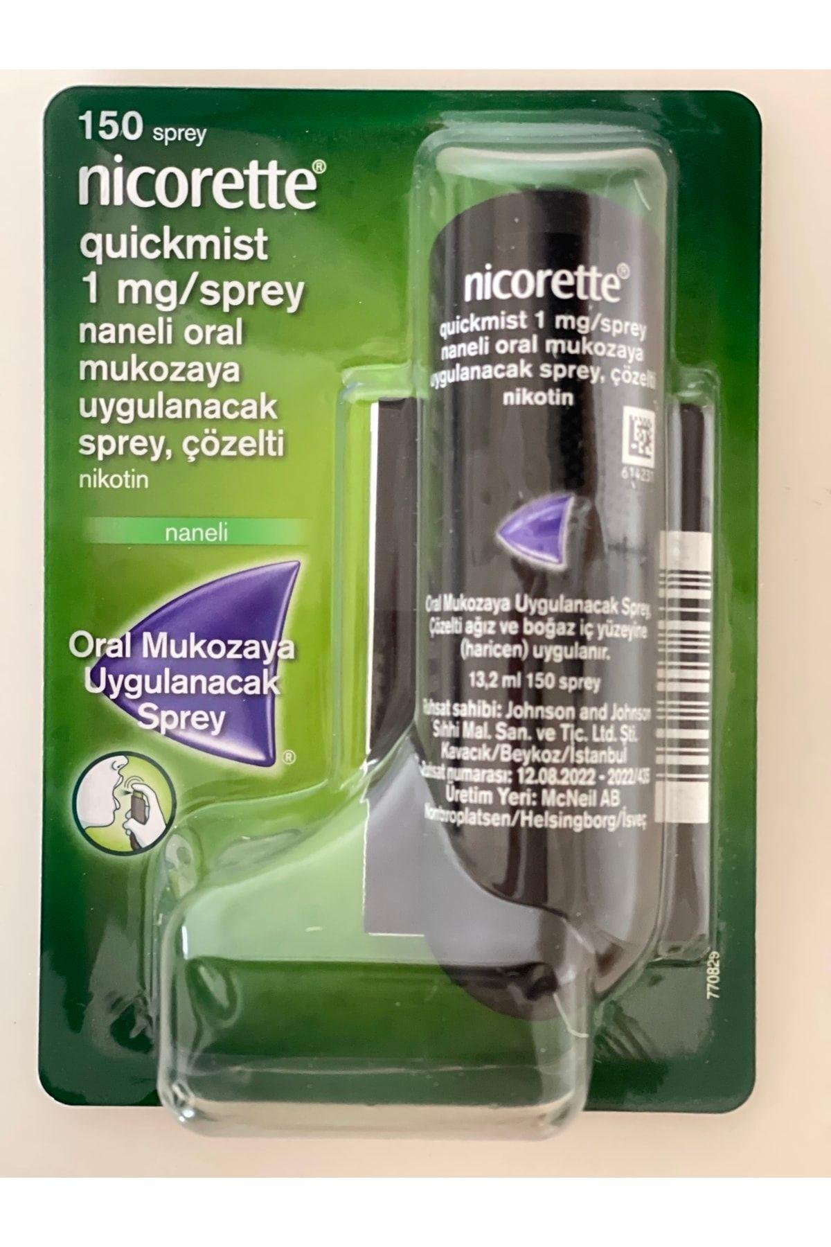 Nicorette Naneli 1 Mg 150 Sıkımlık