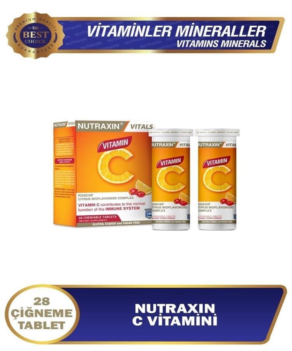 Nutraxin C Vitamini Çiğneme 28 Tablet