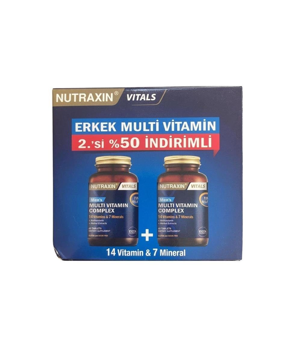 Nutraxin Multivitamin Erkek 120 Tablet