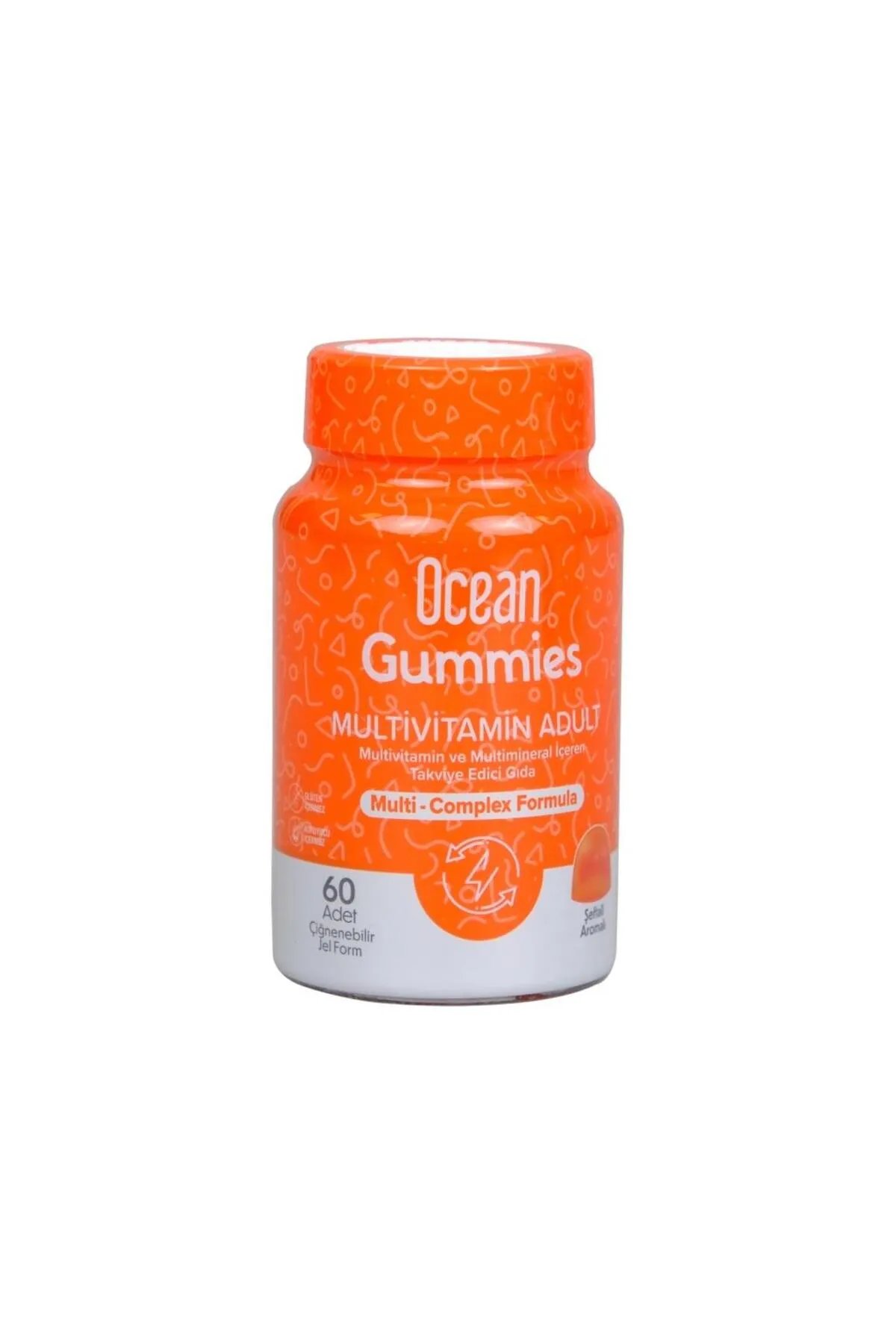 OCEANOcean Gummies Multivimatimin Adult Takviye Edici Gıda 60 Adet Çiğnenebilir Jel Form8697595873809