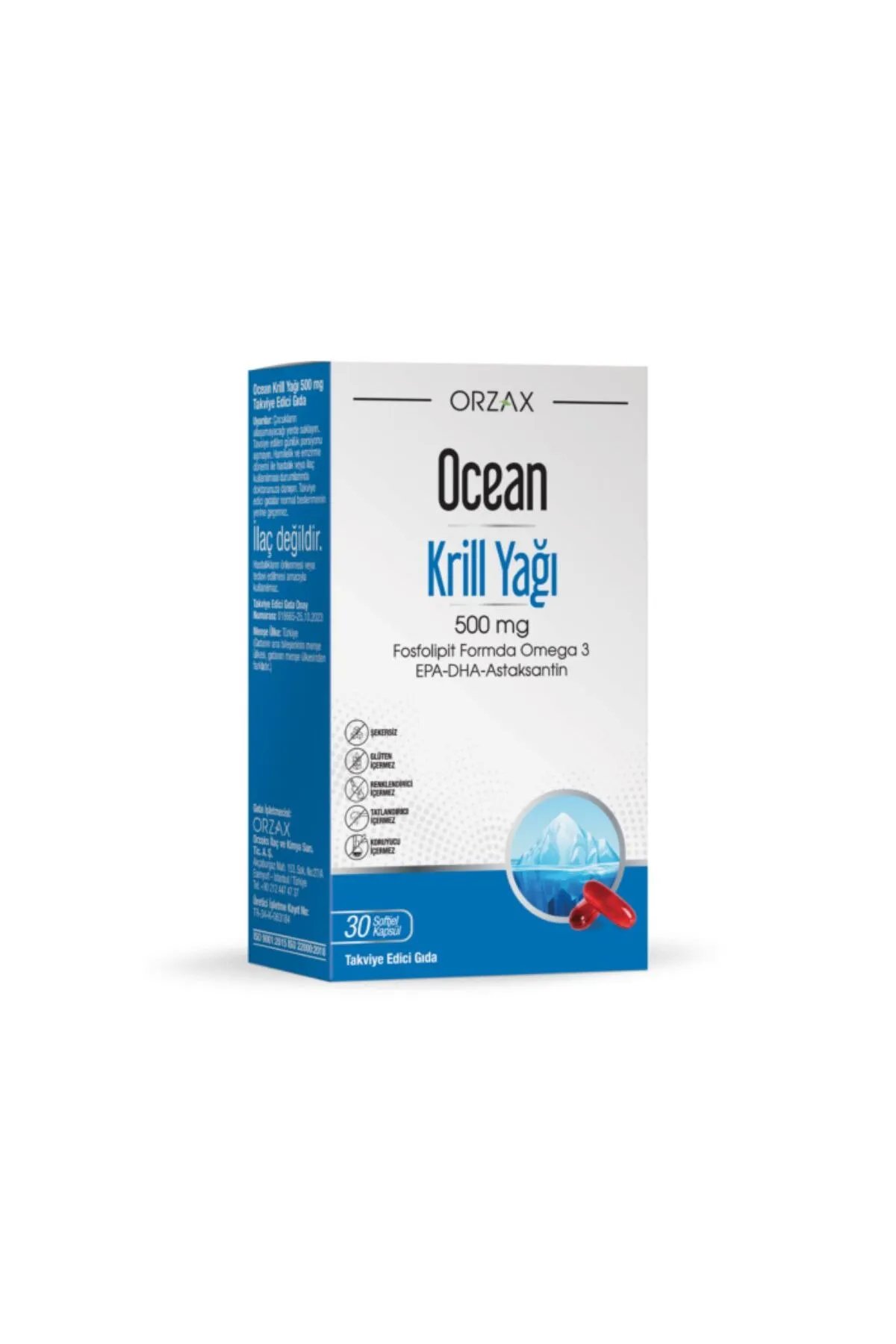 OCEANOcean Krill Oil 500 Mg 30 Kapsül8697595871355
