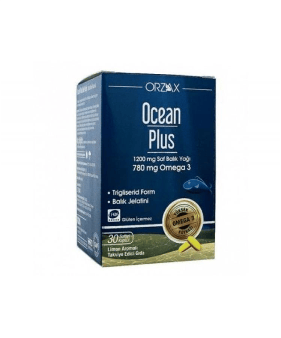 Ocean Plus Omega 3 1200 Mg Balık Yağı 30 Kapsül