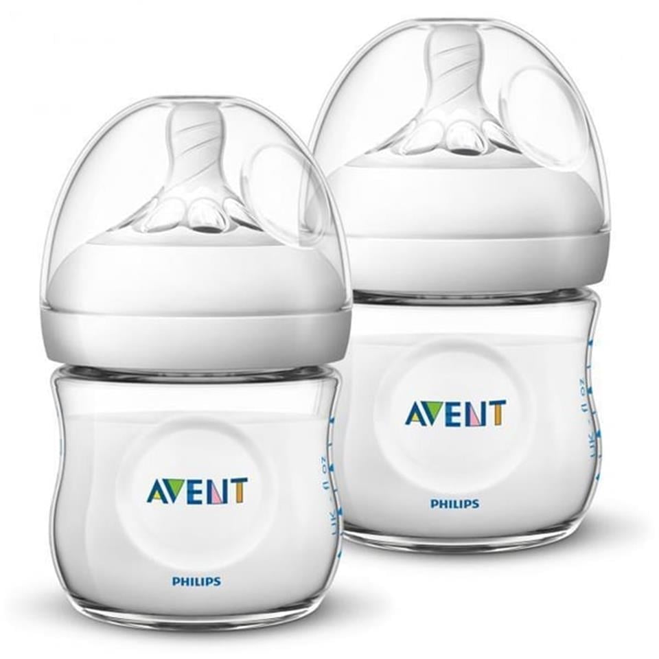 PHILIPS AVENTPhilips Avent Natural PP Biberon 125ml 4oz 2'li Yenidoğan Akışlı Emzkli 0+Ay SCF030/278710103875710