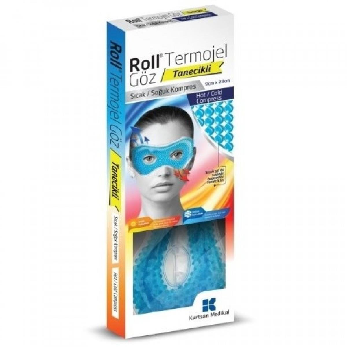 KURTSAN MEDİKALRoll Sıcak Soğuk Termojel Göz Tanecikli Kompres 9cmx23cm8699592821197