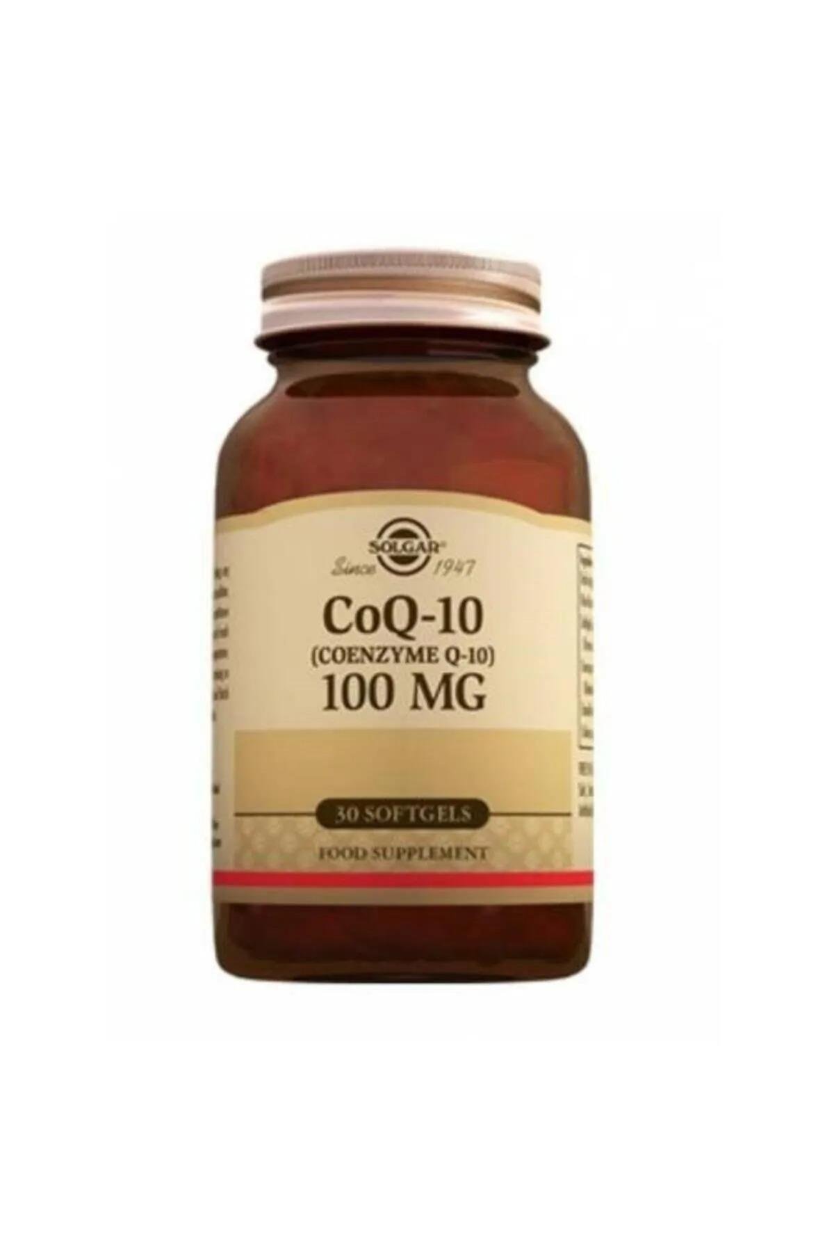 SOLGARSolgar Coenzyme Q-10 100 Mg 30 Kapsül Antioksidan033984009479