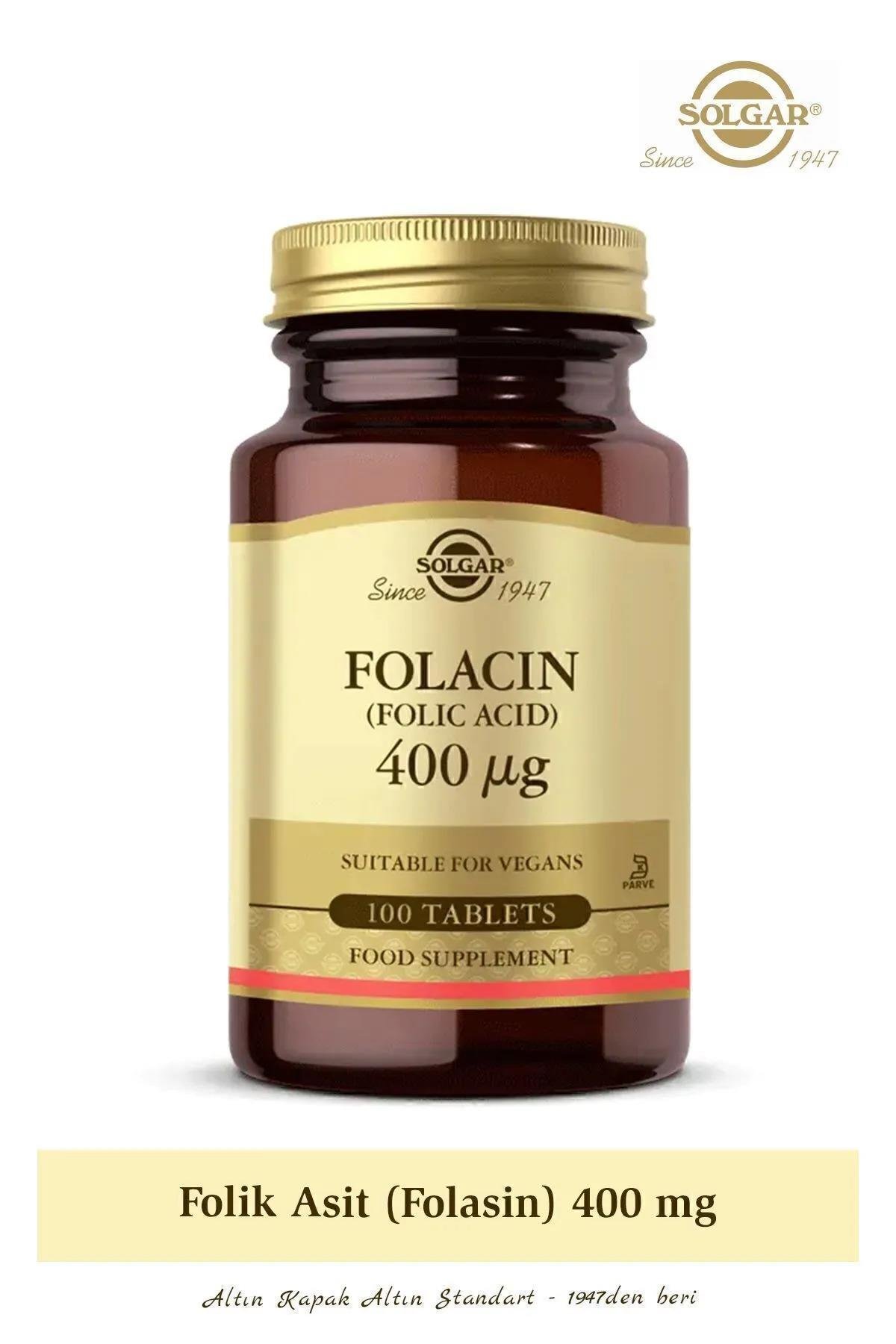 Solgar Folacin (Folic Acid) 100 Tablet