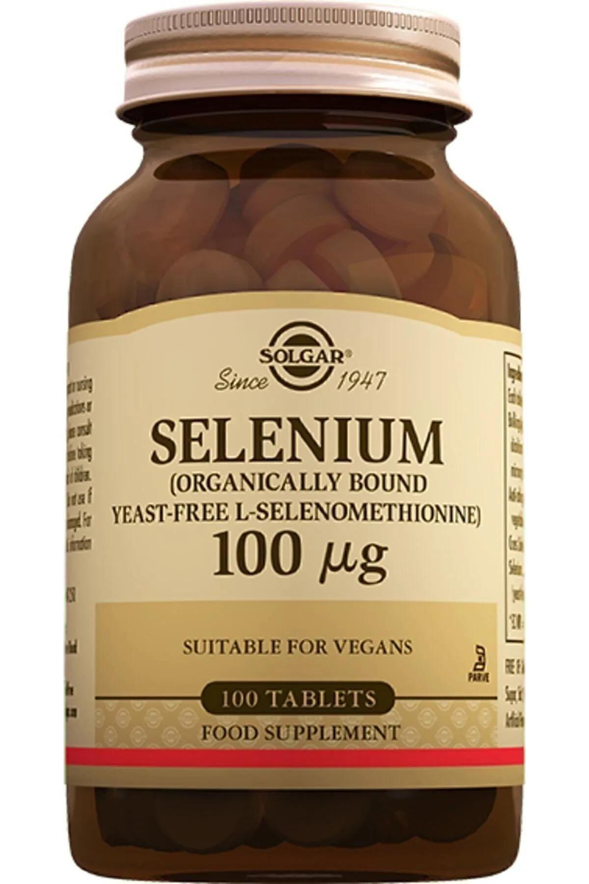 SOLGARSolgar Selenium 100 Mcg 100 Tablet033984025516