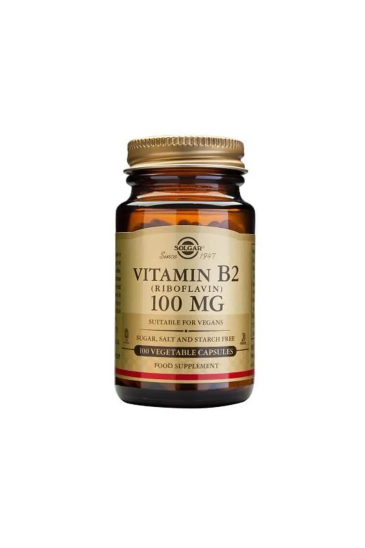 SOLGARSolgar Vitamin B2 (RİBOFLAVİN) 100 Mg 100 Kapsül033984030503