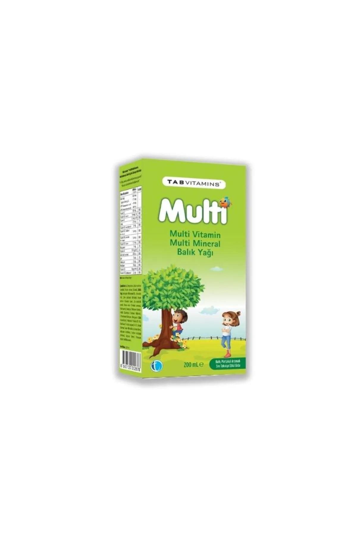 TAB İLAÇTabvitamins Multi Balık Yağı 200 Ml8680133002878