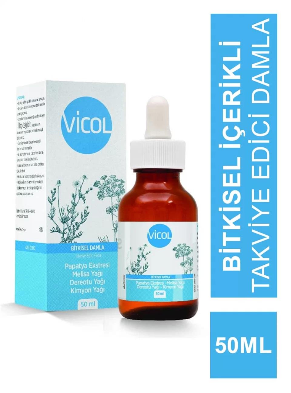 Vicol Bitkisel Damla 50 Ml