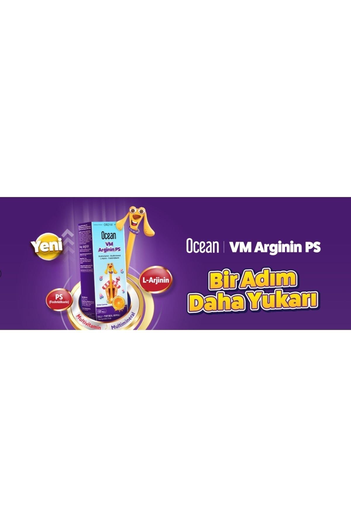 OCEANVM ARGİNİN PS BOY UZAMA BÜYÜME GELİŞME İÇİN ARJİNİN İÇEREN ŞURUP 150 ML8697595873533