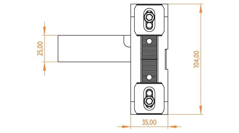 CNC Çubuk Çektirme 25x25