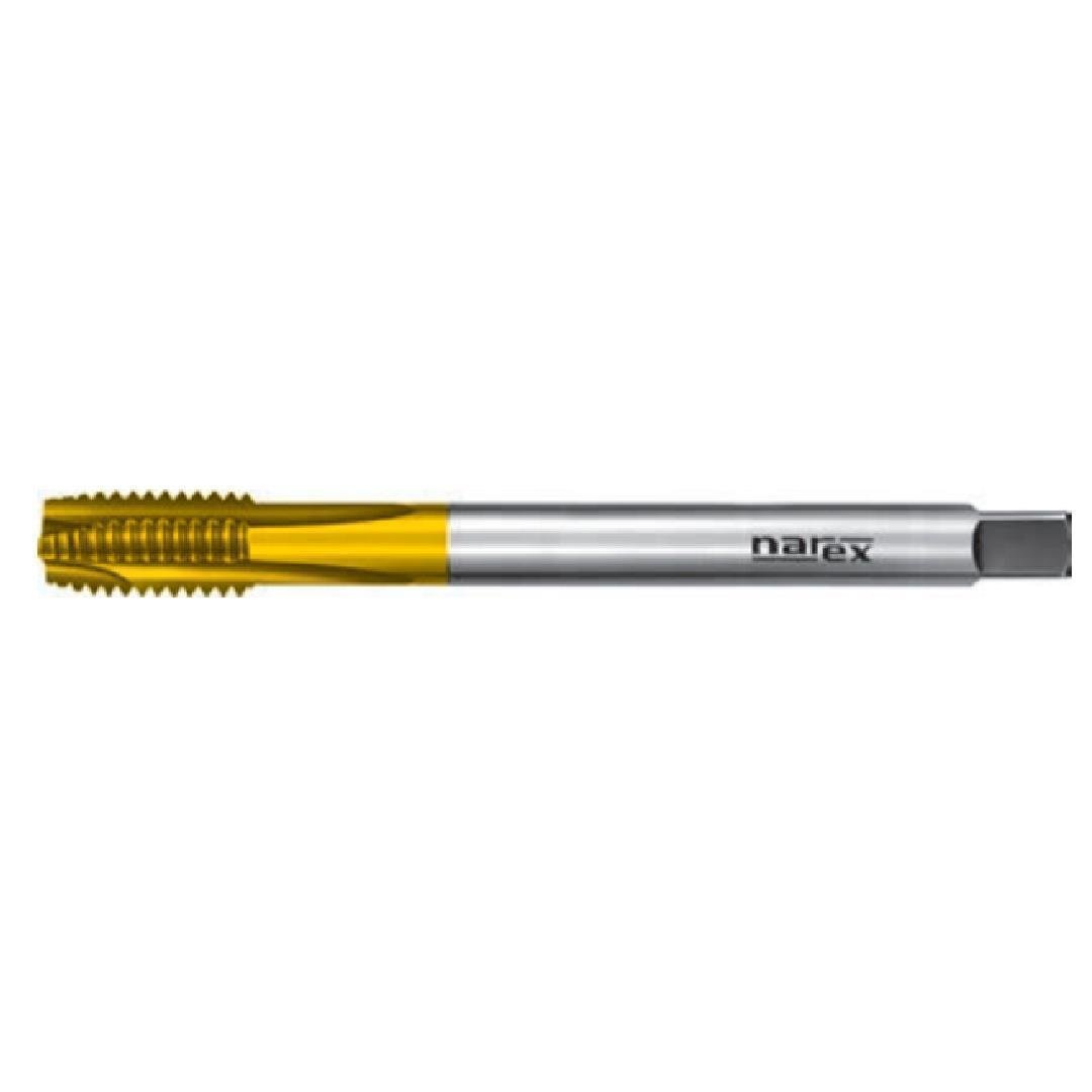 Narex M4x0.5 Düz Kanal Uç Bilemeli Makine Kılavuzu DIN374B HSSE TİN (3500)