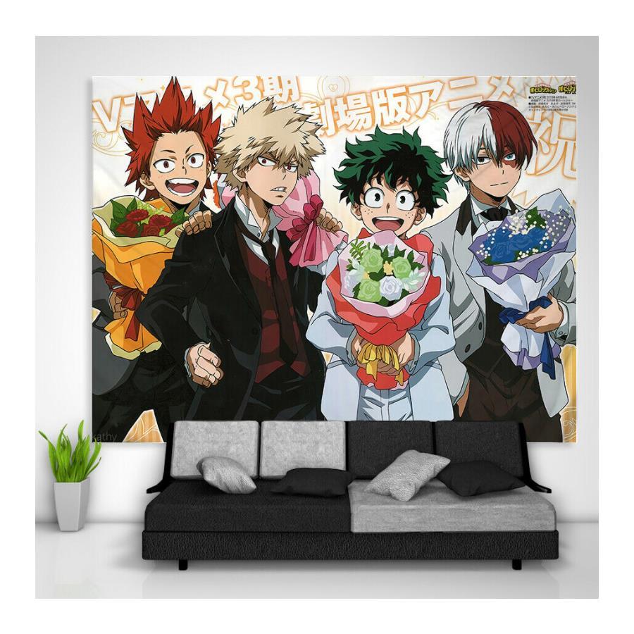Anime 70 X 100 Cm  My Hero Academia Flowers Duvar Halısı 