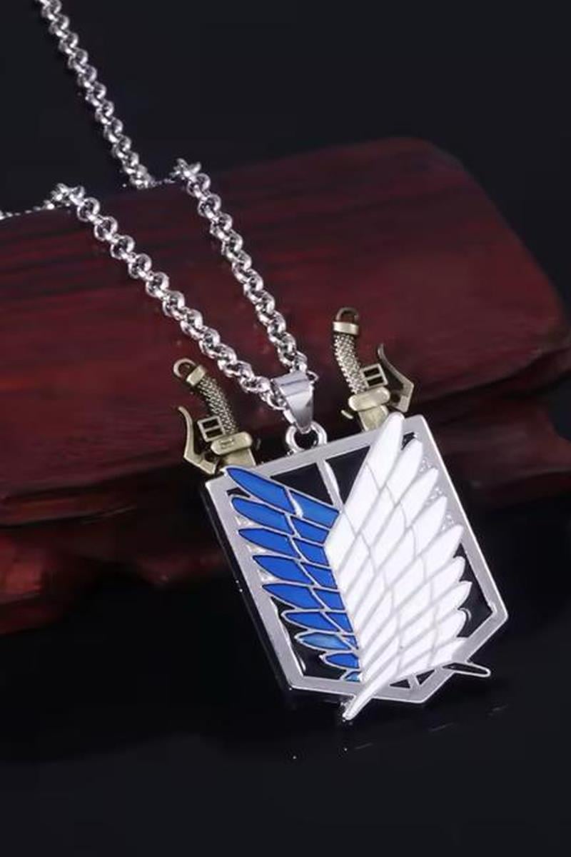 Anime Attack On Titan Wings Of Freedom Kılıçlı Kolye