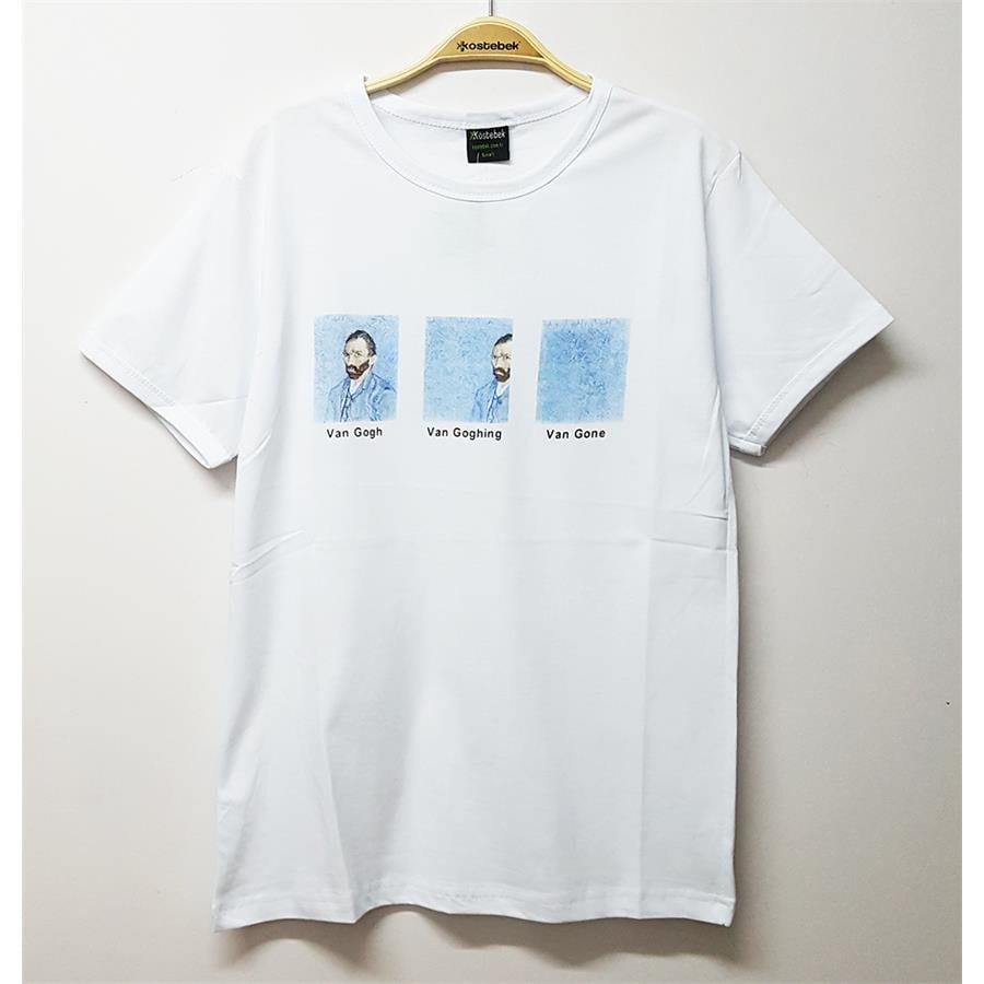 Art - Van Gogh Van Goghing Van Gone  Büyük Beden T-Shirt
