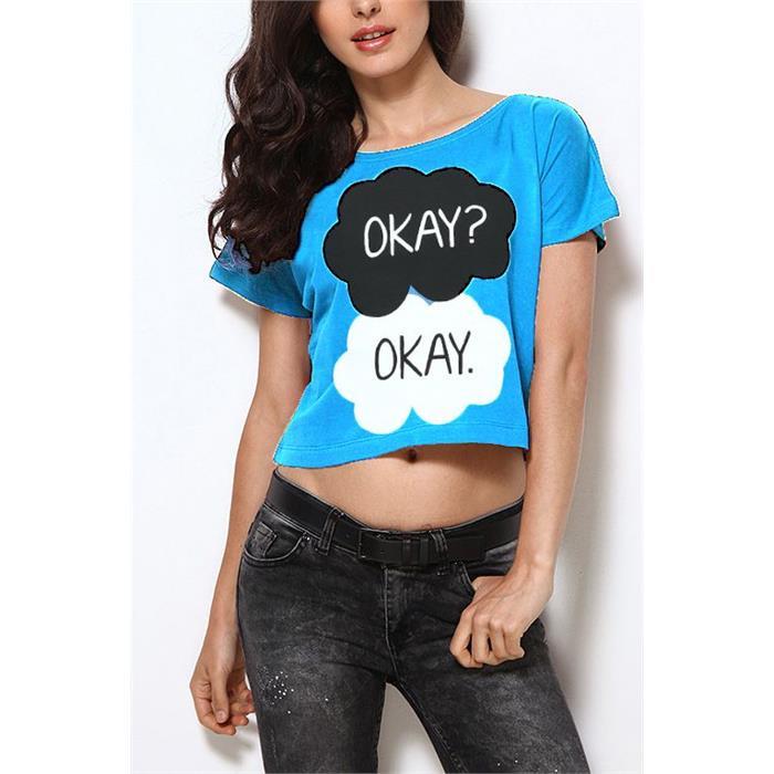 Aynı Yıldızın Altında - The Fault In Our Stars Kadın Yarım T-Shirt