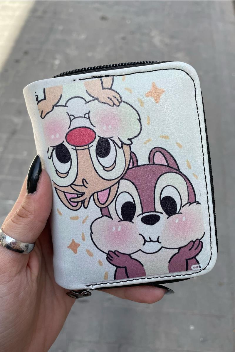 Chip N Dale Chipmunks Kısa Cüzdan