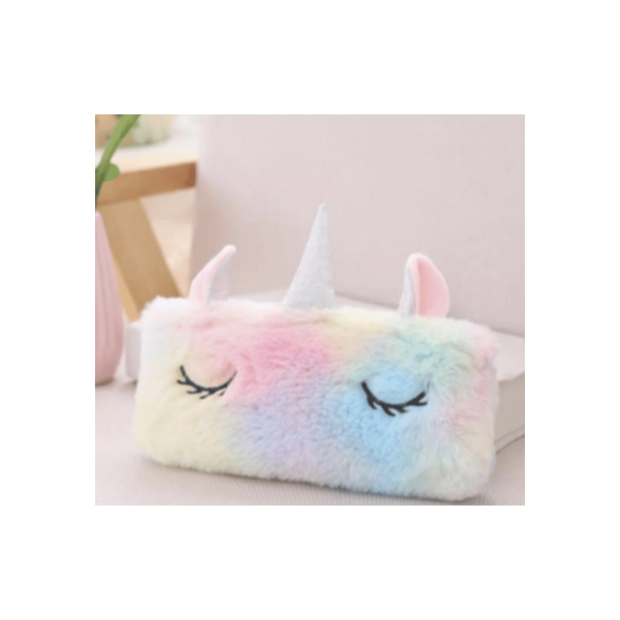Peluş Unicorn Kalemlik Ve Cüzdan