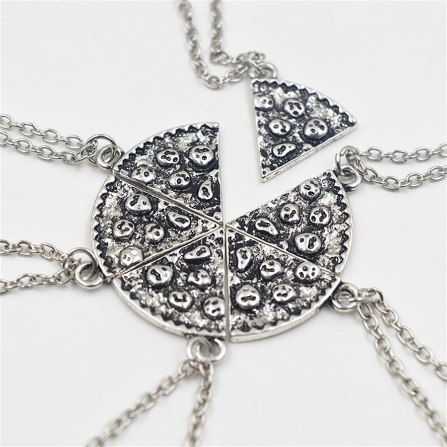 Pizza Bff 6'Lı Set Kolye