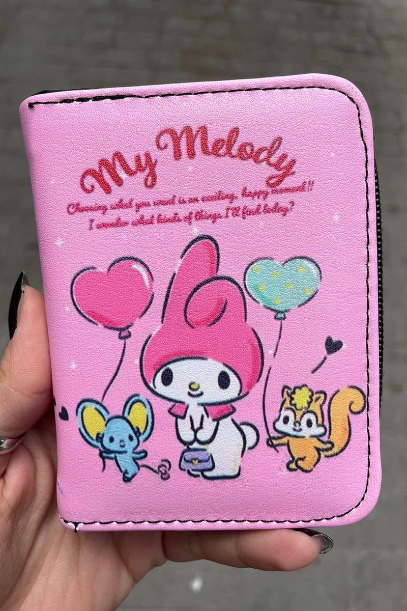 Sanrio Series: My Melody Friends With Shopping Kısa cüzdan
