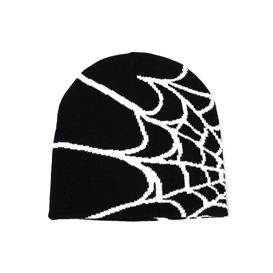 Siyah Beyaz Spider-Man Örümcek Ağ Bere