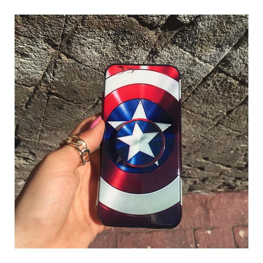 Telefon Tutuculu Captain America  Iphone Telefon Kılıfları