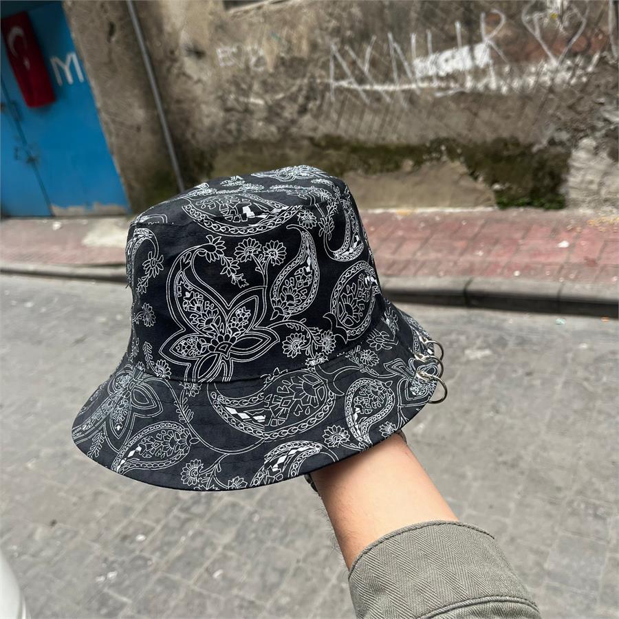Wild Flowers Kolaj Piercingli Bucket Şapka