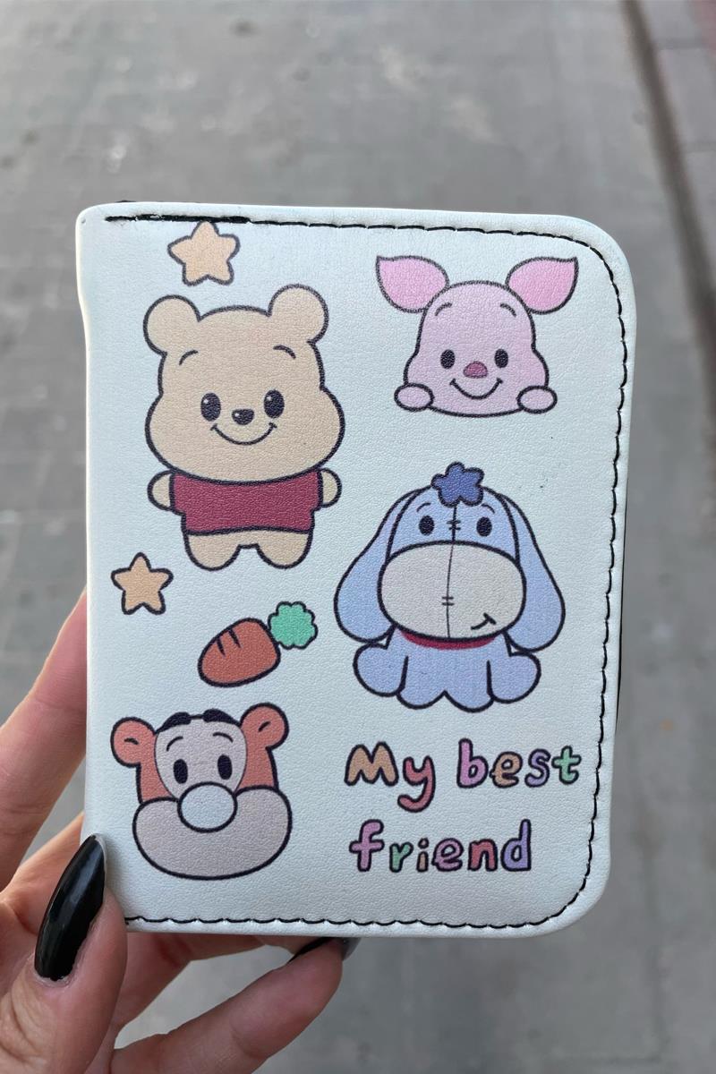 Winnie The Pooh My Best Friends Kısa Cüzdan