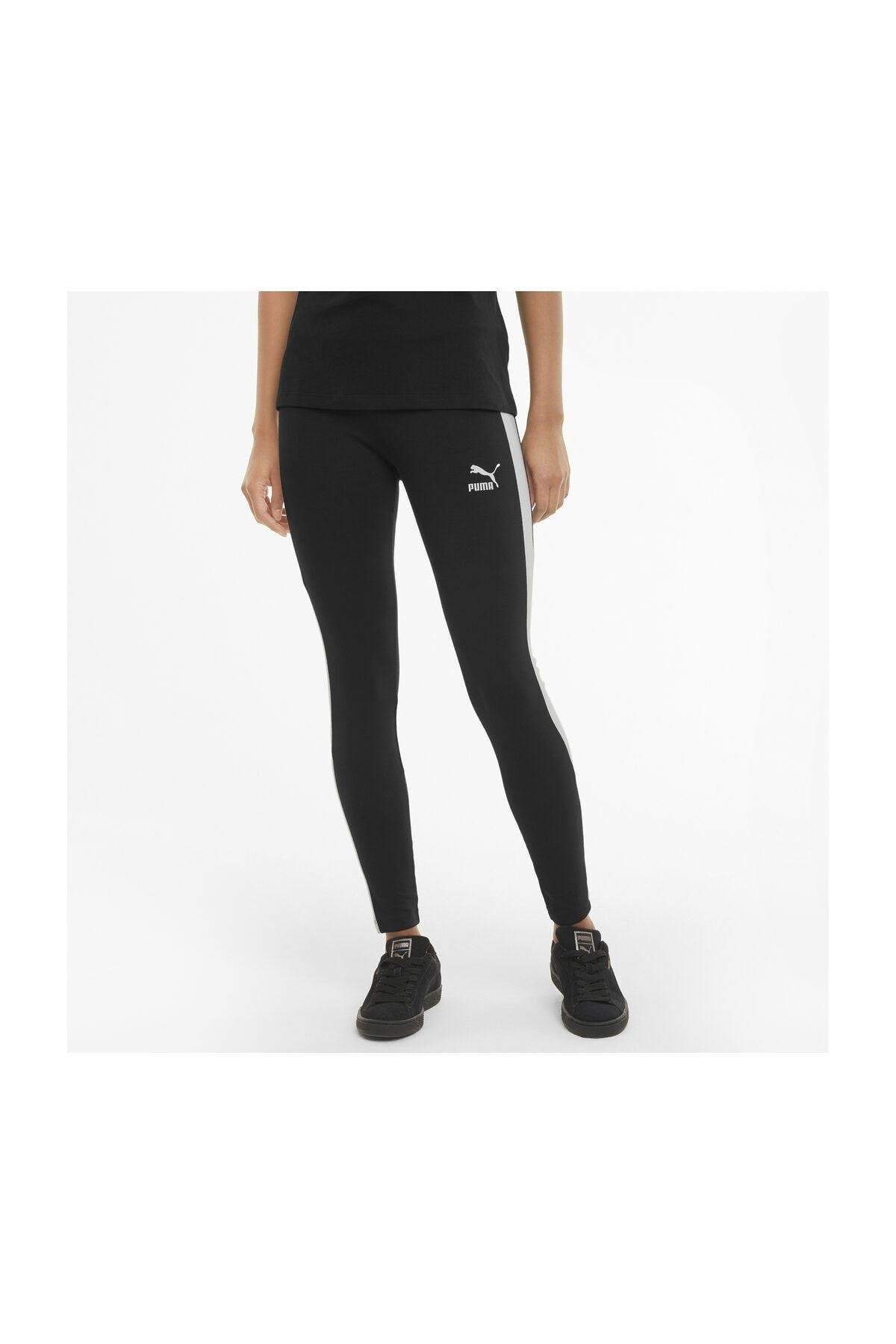 Puma Iconic T7 MR - Kadın Siyah Spor Tayt