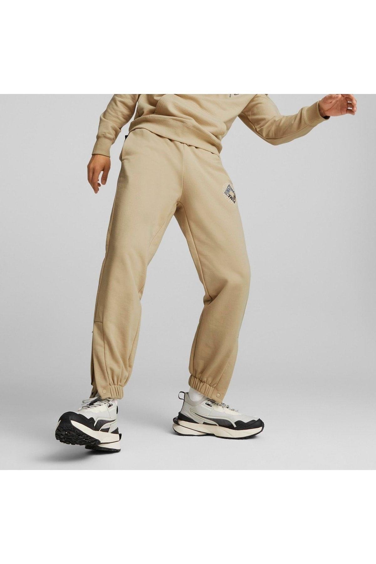 Puma Swxp Sweatpants Tr Bej Erkek Eşofman Altı