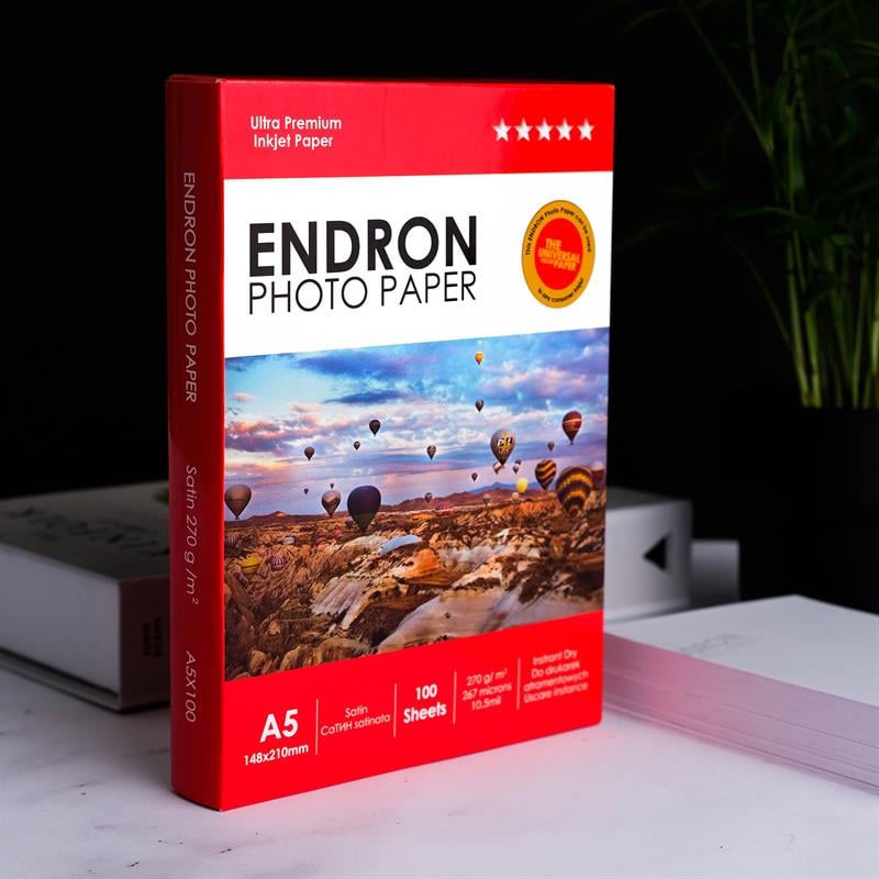 Endron Photo Paper A5 Satin-Mat (15X21cm) 100'lük 270g