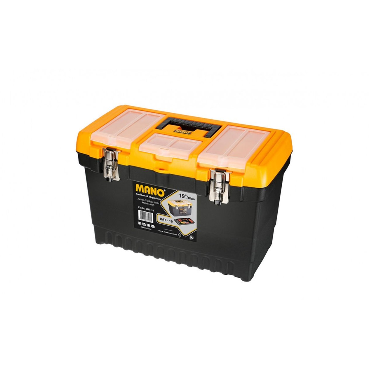 MANO 19" Jumbo Metal Kilitli Takım Çantası (176.04.JM19)