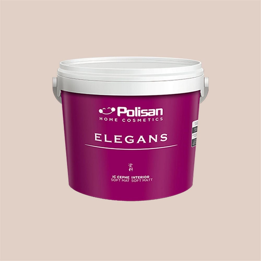 Polisan Cİ-6412 2,5 Litre Elegans Soft Mat İç Cephe Boyası (25B00021000)