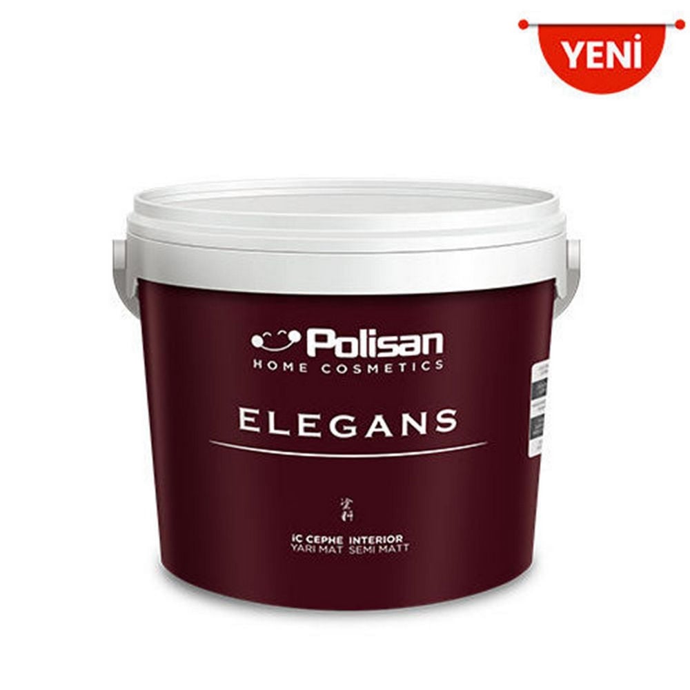 Polisan Beyaz 2,5 Litre Elegans Yarı Mat İç Cephe Boyası (25C00101000)