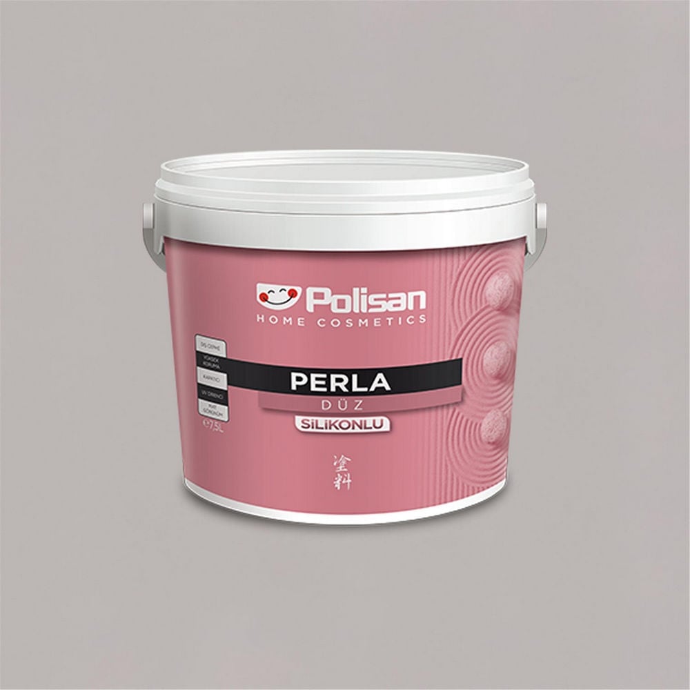 Polisan 5133 - Sis Beyazı - CD-8217 2,5 Litre Perla Silikonlu Dış Cephe Boyası (38100011000)