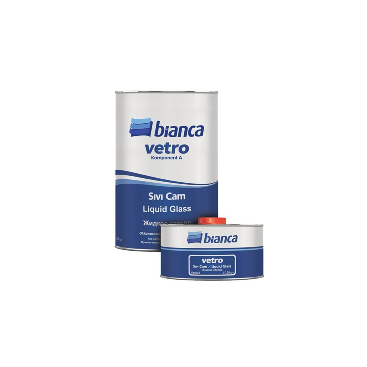 Bianca Sıvı Cam 4 Kg Vetro Çift Kompenantlı Yüksek Dirençli Kaplama (531V_0000_4.00)