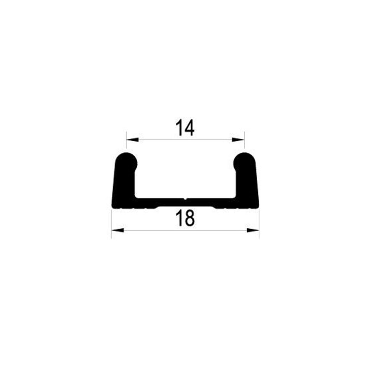 Albatur 2 Metre Alüminyum Delikli Alt Ray (ALB-M50 7710 410*2)
