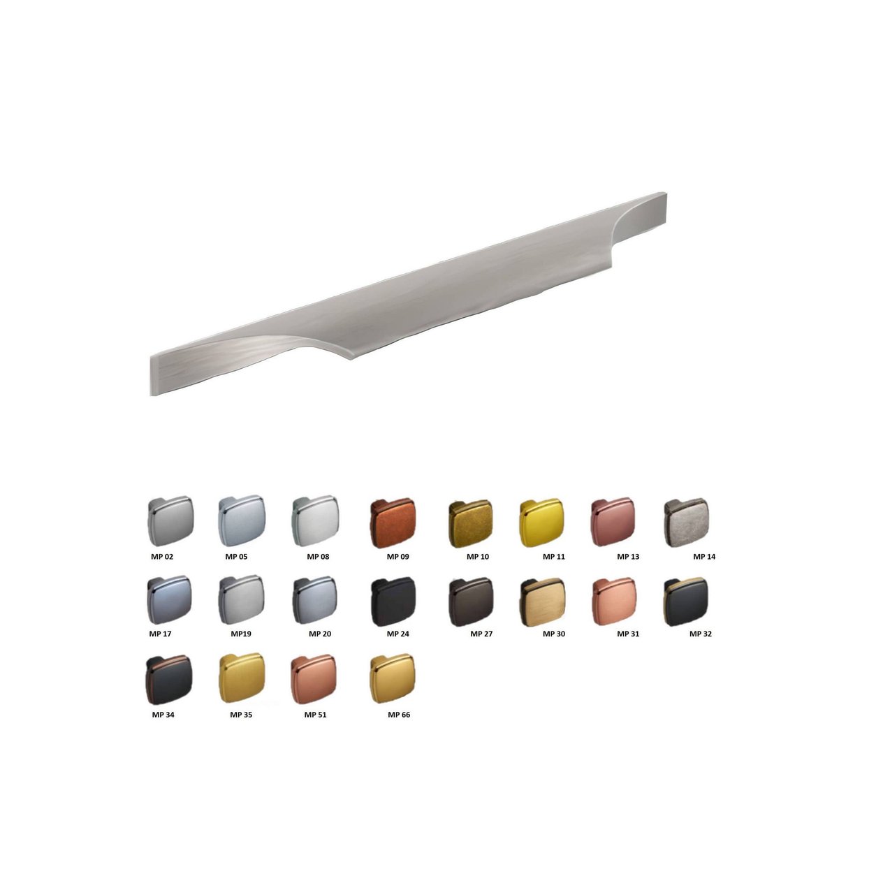 ÇEBİ Mat Siyah 192 mm Çekme Mobilya Kulpu (B970192124)