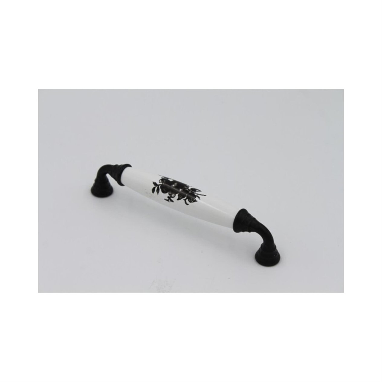 Bayraktar Metal Siyah 128 mm Polimer Çekme Mobilya Kulpu (BM-1007-128-64)