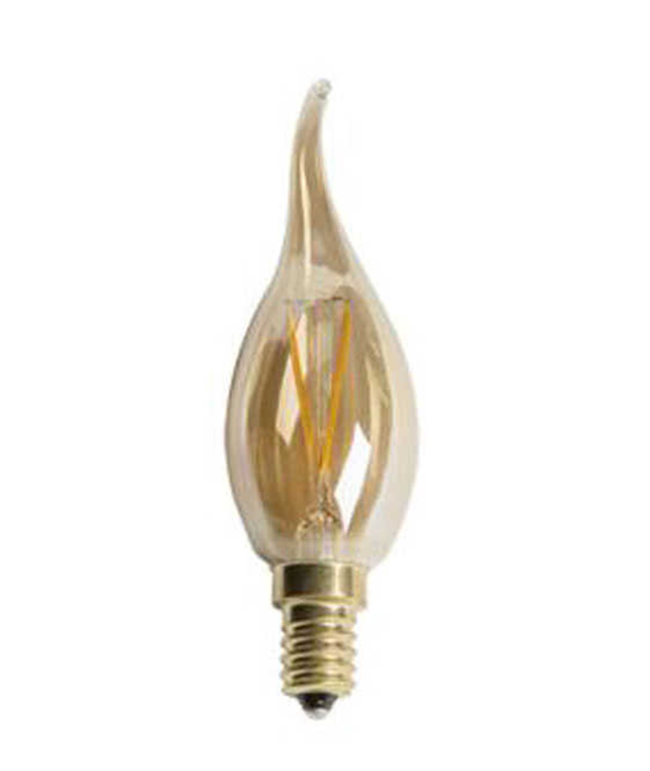 CATA Amber 4 Watt Rustik Kıvrık LED Buji Ampul (CT-4281)