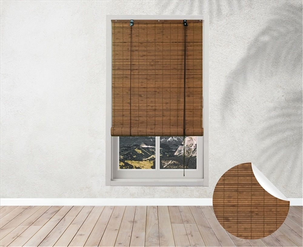 Lina Dora Mokka 140x160 cm Bambu Stor Perde (DORA-3133)