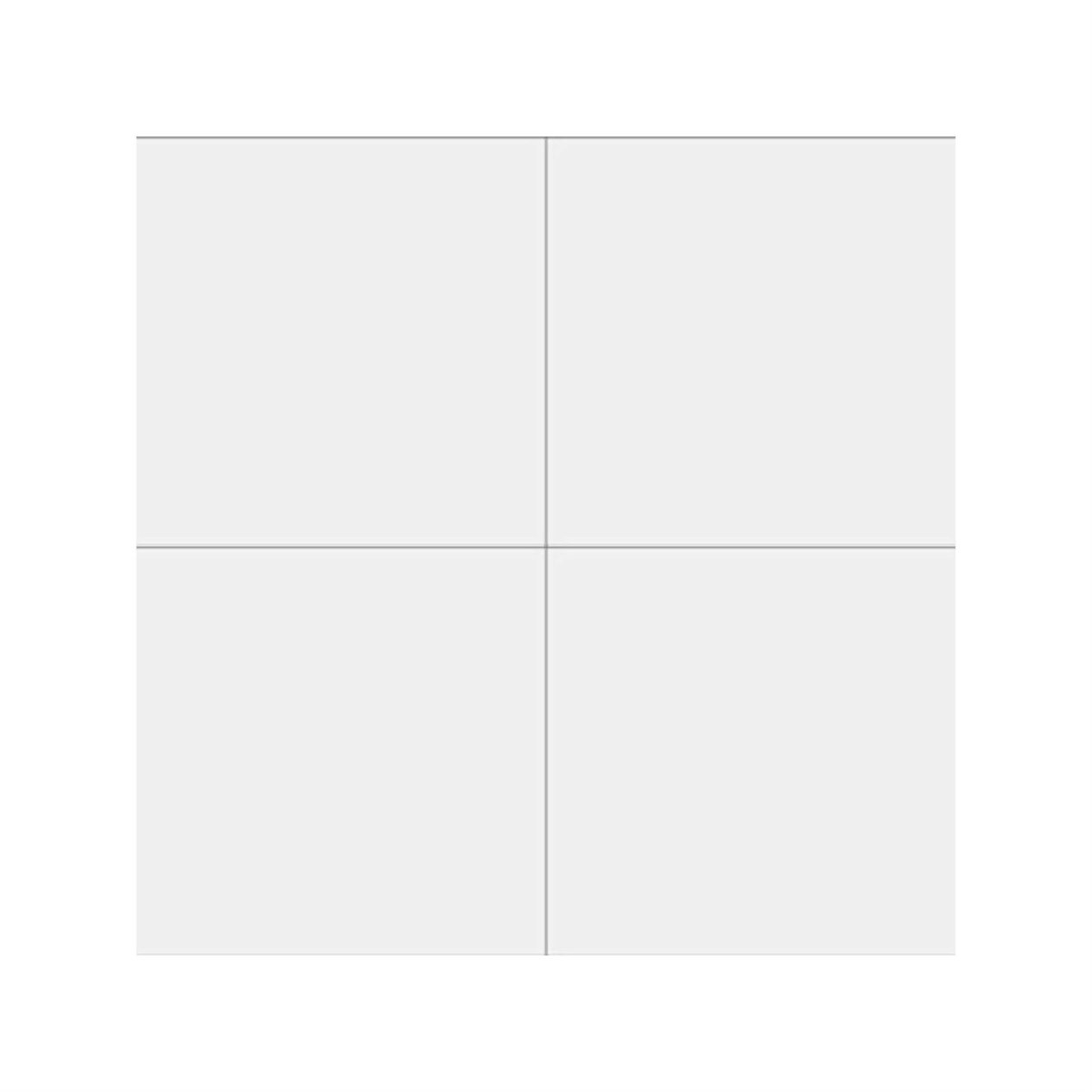 EGE Seramik Beyaz 20x20 cm Fayans Granit (EGE.200X200BEY01)