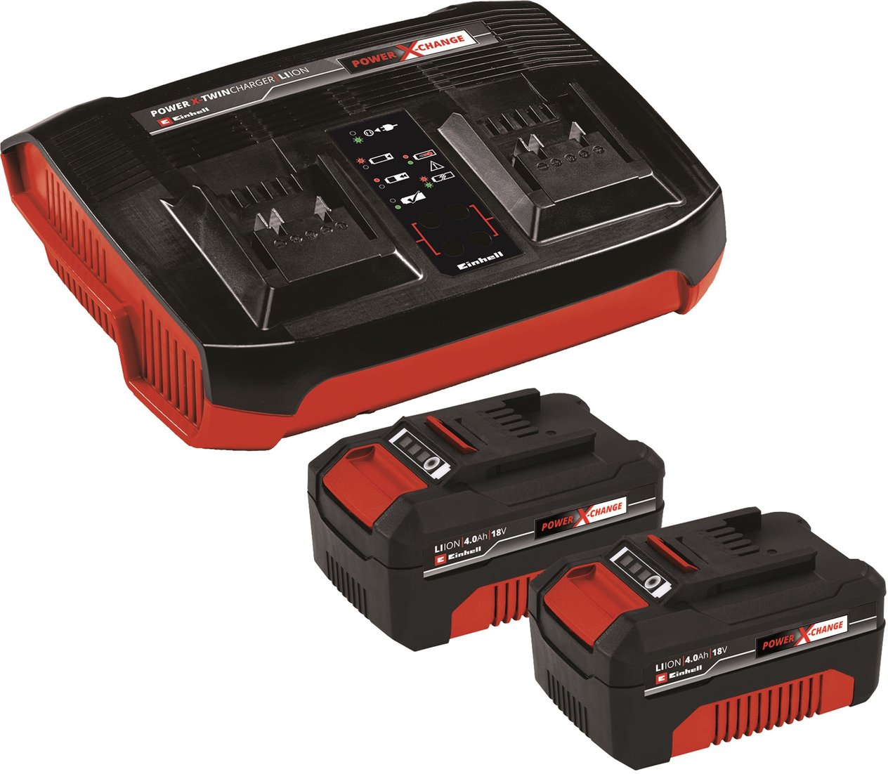 Einhell 2x4,0 Ah Twincharger Kit Akü - Şarj Cihazı (EİNHEL.4512112)