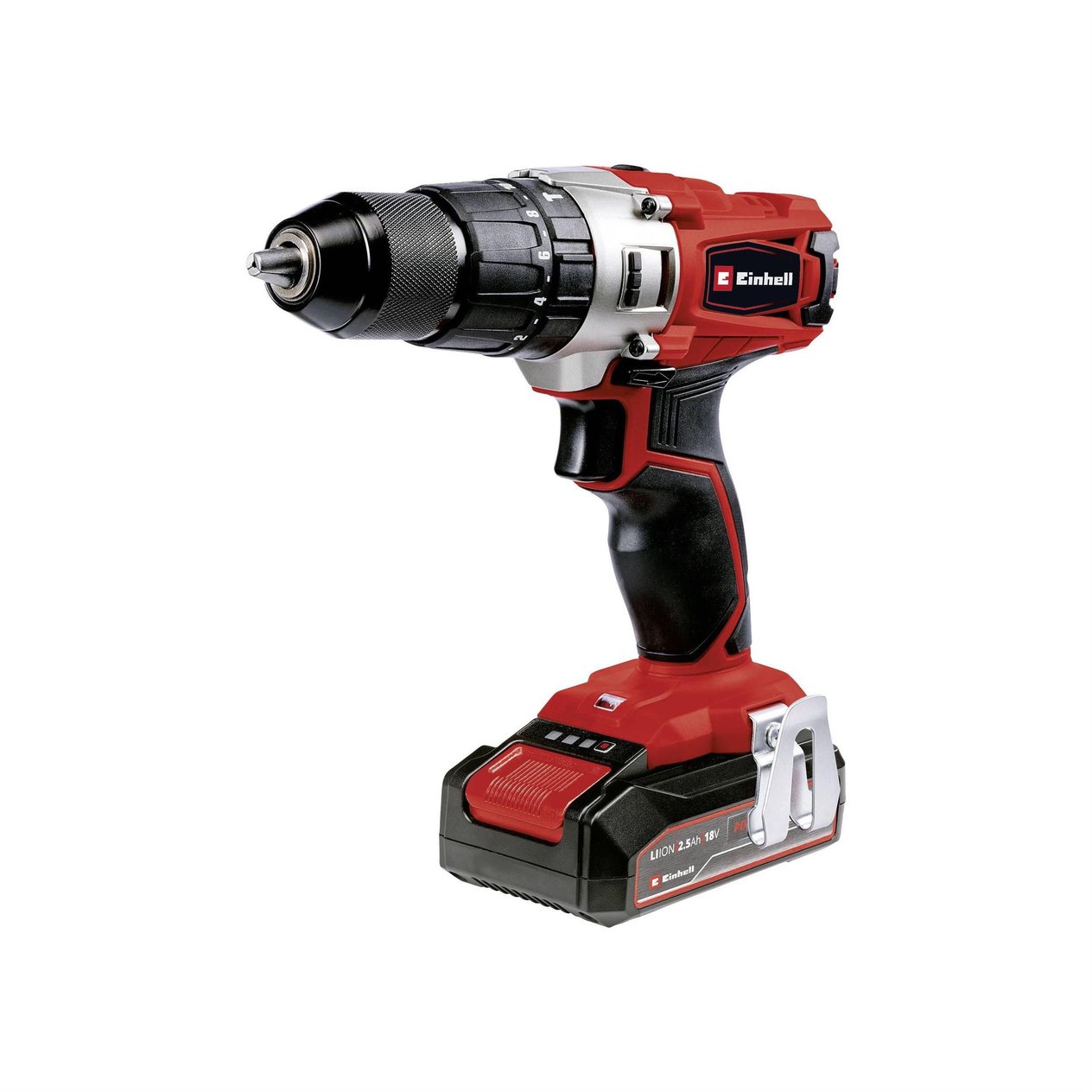 Einhell TE-CD 18/2 Li-i 18 V 2.5 Ah Akülü Darbeli Matkap Seti + 22 Parça Vidalama Set (EİNHEL.4514220)